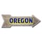 Signmission Oregon Arrow Decal Funny Home Decor 18in Wide D-A-999691 - alternate 1
